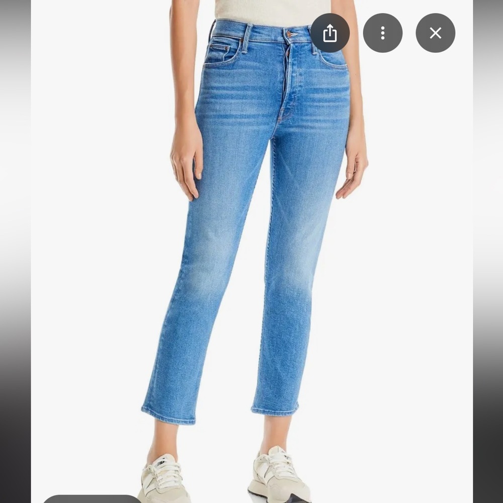 MOTHER THE TOMCAT HIGH-RISE STRAIGHT-LEG JEANS in Layover - Picture 4 of 11